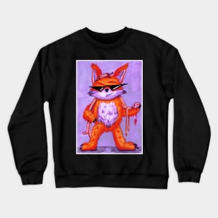 fox in human skin Crewneck Sweatshirt